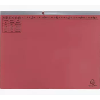 Exacompta 370203B klasična mapa za spise - karton - rdeča - 320 g/m² - 265 x 316 mm - A4