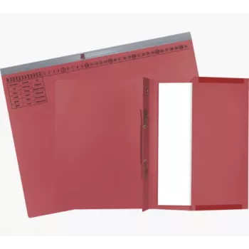 Exacompta 370203B klasična mapa za spise - karton - rdeča - 320 g/m² - 265 x 316 mm - A4