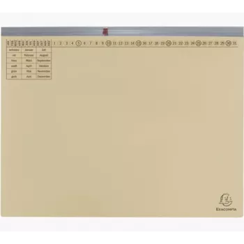 Exacompta 370222B mapa - karton - 320 g/m² - 265 x 316 mm - modra - 1 kos