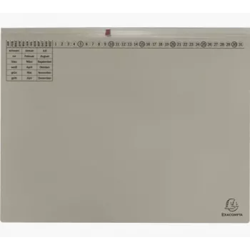 Exacompta 370310B - klasična mapa za spise - karton - siva - 320 g/m² - 265 x 316 mm - A4