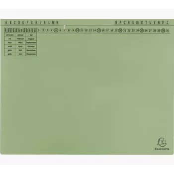 Exacompta 371125B mapa - karton - zelena - 320 g/m² - 265 mm - 316 mm