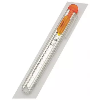 NT Cutter iA 120 P rezalnik - 9mm lomljivo rezilo, rumen, drsnik z samodejnim zaklepom