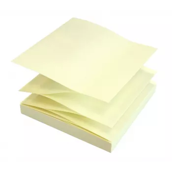 inFO Z-Fold samolepilni listki rumeni 1 blok
