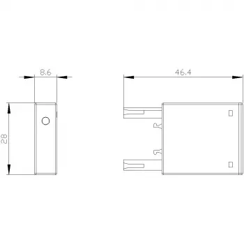 Siemens omejevalnik prenapetosti 3RT2916-1LM00, varistor, 24 V AC/DC, za kontaktor SIRIUS 3RT2 velikost S00