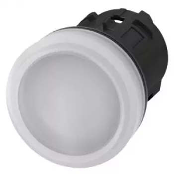 Siemens SIRIUS ACT 3SU1001-6AA60-0AA0 signalna lučka, bela leča, 24V LED, 22mm okrogla, vijačni priključek