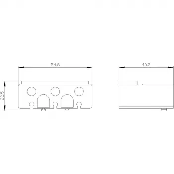Siemens SIRIUS 3RT2 pokrov sponk za okvirne sponke 3-polni 3RT29364EA2