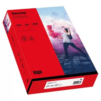Kopirni papir Papyrus Tecno Colors A4, Intense Red, 160 g/m², 250 listov
