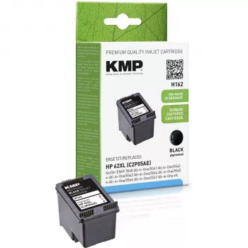 KMP H162 združljiva kartuša s črnilom črna 12ml za HP 62XL C2P05AE