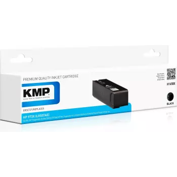 KMP H165BX združljiva pigmentna kartuša s črnilom črna visoka zmogljivost XL za HP PageWide Pro 450 serijo