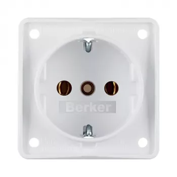 Berker vtičnica SCHUKO 941852502 polarna bela mat