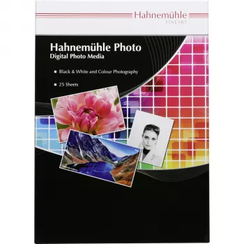 Hahnemühle Digital FineArt Photo Luster – sijaj – 265 mikronov – bleščeče bela – A4 (210 x 297 mm) – 25 listov