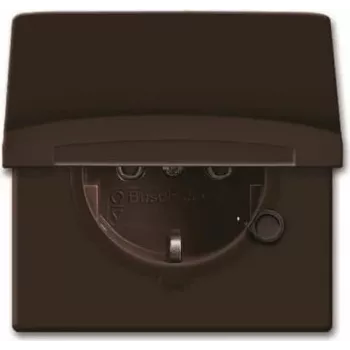 Busch-Jaeger Allwetter 44 vtičnica CEE 7/3 2P+E IP44 rjava 250V 16A nadometna