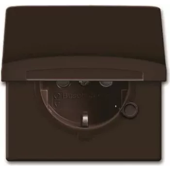 Busch-Jaeger 2064-0-0291 vtičnica Schuko CEE 7/3 2P+E IP44 rjava 250V 16A nadometna