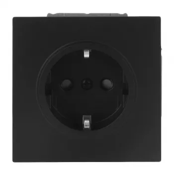 Busch-Jaeger vtičnica SCHUKO 20 EUCB-45M Safety+ črna mat
