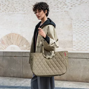 Reisenthel Loopshopper L Frame Rhombus olivna (OR5047)