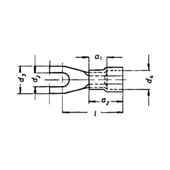 Klauke končna tulka 1,5–2,5 mm² izolirana 630C/5