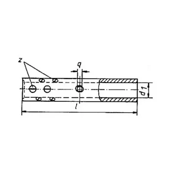 Klauke cevni vijačni spojnik 10 mm² 552R
