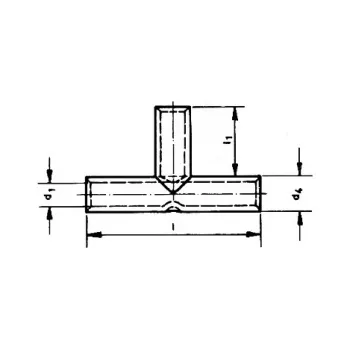 KLAUKE T-spojnik 10mm² baker pocinkan TV10