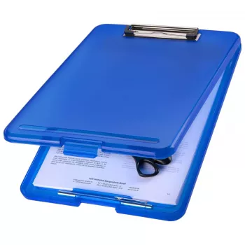 MAPED The Clip podlaga za pisanje H2532030 DIN A4 modra prosojna plastika