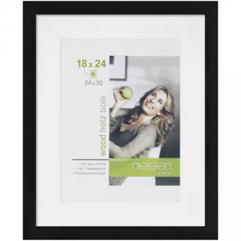 NIELSEN DESIGN Apollon črn 24x30 lesen okvir za slike 8988006