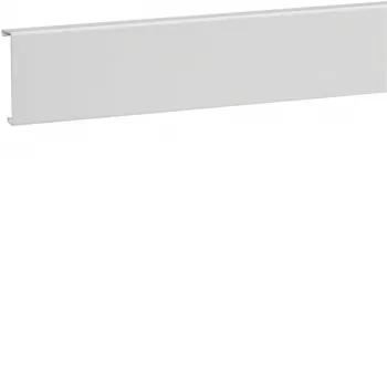 Hager SL2008029016 pokrov talnega kanala, PVC, 20x80 mm, prometno bela