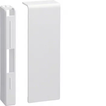 HAGER končna kapa SL2011569016 SL 20x115mm prometno bela (RAL 9016) za kabelski kanal Tehalit SL