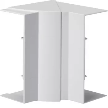 Hager BR651704H9016 nastavljiv notranji lok za kabelski kanal BR/A/S 68x170mm, bel RAL 9016