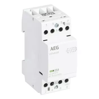 BUSCH-JAEGER AEG inštalacijski kontaktor VI254006230V 25A 4 NO 230V AC