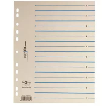PAGNA Easy Rip kazalo A4 100 listov bež 4-luknjano karton 160 g/m²