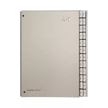 Pagna 24249-14 Pultordner Color 24 predalov A–Z, A4, srebrna