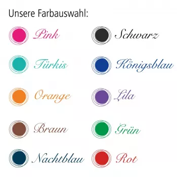 ONLINE 17176/12 kartuše s črnilom za nalivnike turkizno modra 5 paket
