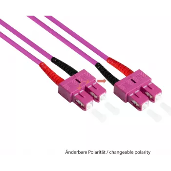 Good Connections optični patch kabel dupleks OM4 (multimode 50/125) SC/ST - 7,5 m