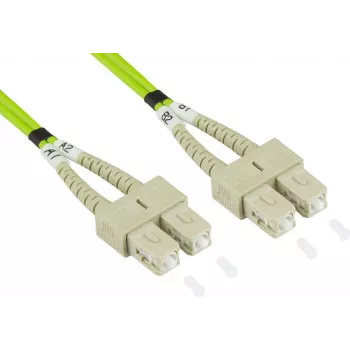 GoodConnections Alcasa LW-8075SC5 optični patch kabel 7,5 m LSZH OM5 SC dupleks zelen