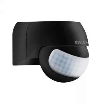 ESYLUX MD 180 Basic žični PIR javljalnik gibanja 180° 12m črn IP44 2,5m