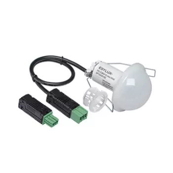 ESYLUX PD-C 360i/12 mini KNX pasivni infrardeči javljalnik gibanja (PIR) – stropna montaža – 12 m – bel