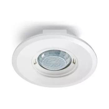 ESYLUX PD-FLAT 360i/8 javljalnik prisotnosti – žični – 8 m – strop/stena – bel – IP20 – 360°