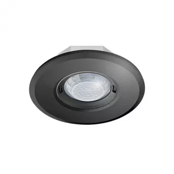 ESYLUX PD-FLAT 360i/8 stropni zaznavalnik gibanja, črn, 360°, doseg 8 m