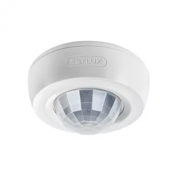 ESYLUX EB10430848 stropni zaznavalnik gibanja, nadometni, 360°, bel, IP40