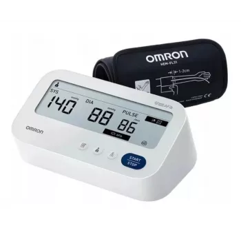 Omron M3 Comfort AFib merilnik krvnega tlaka za nadlaket, bel