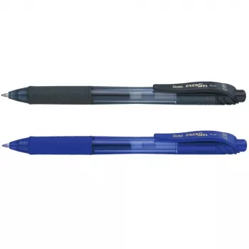 Pentel EnerGel-X BL107 gel roller kemični svinčnik, 0,35 mm, izjemno fin, mešane barve črnila, paket 4 kosov