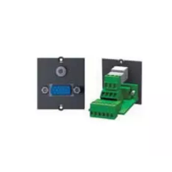 Bachmann Modular Faceplate Snap-In - HD-15 VGA spojka, črna