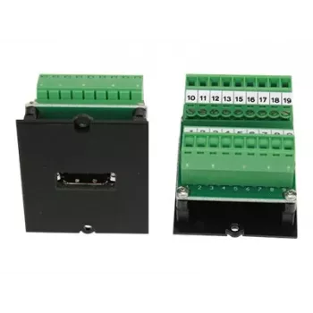 Bachmann Custom Module - Modular Faceplate Snap-In, črn