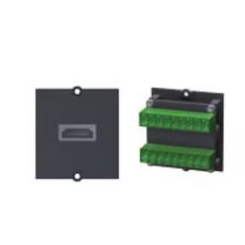 Bachmann Custom Module - Modular Faceplate Snap-In, črn