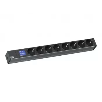 Bachmann BN0500 19-palčna 1U 8x Schuko PDU 2m vtič Schuko 230V 16A