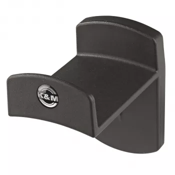 K&M 16312 stensko držalo za slušalke, črno