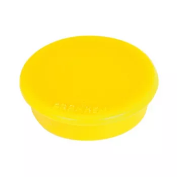 FRANKEN magnet za belo tablo 13 mm rumen, moč držanja 100 g, paket z 10