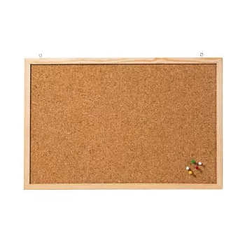 FRANKEN CC-KT6080E oglasna deska 60x80cm z okvirjem iz naravnega lesa
