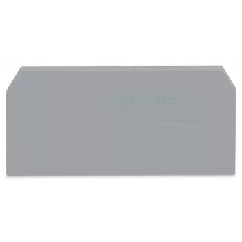 WAGO 280-308 končna in vmesna plošča - siva - 2,5 mm² - 52,5 mm x 28 mm - 2,41 g