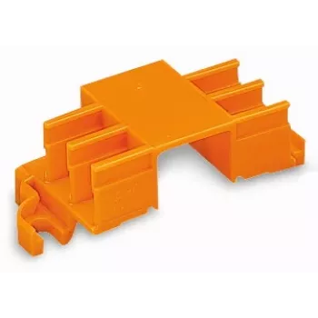 WAGO 243-113 montažni adapter za 6 konektorjev, serija 243, oranžen
