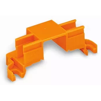 WAGO 243-112 montažni adapter za 4 konektorje, serija 243, oranžen